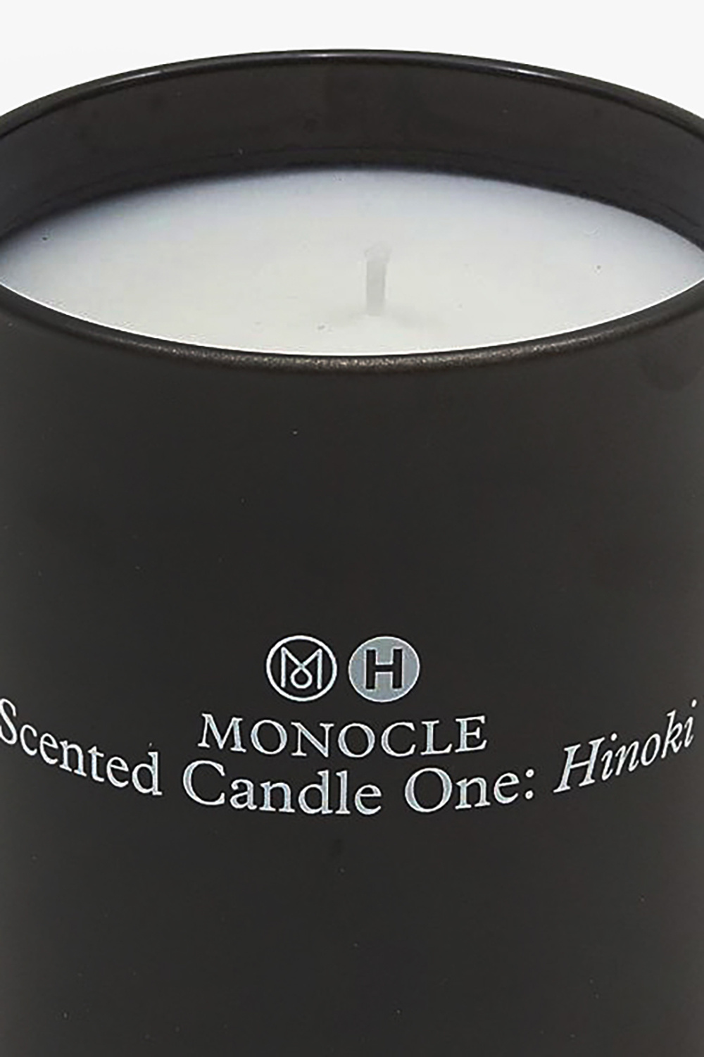 Black 'Monocle One Hinoki' scented candle Comme des Garçons